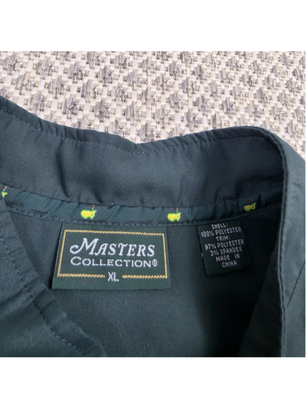 Masters Collection Augusta National Golf Vest Pullover Wind Vest Green Men’s Xl View 5